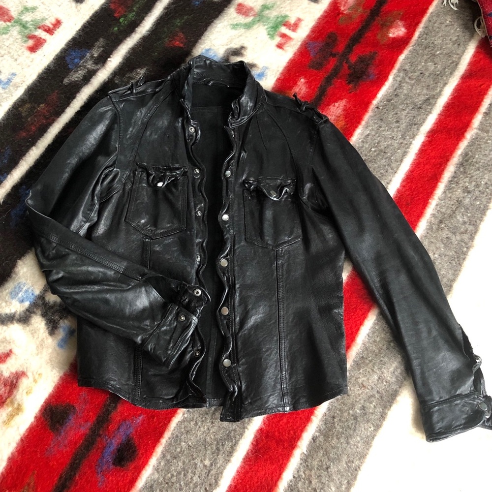 100% leather jacket by All Saints